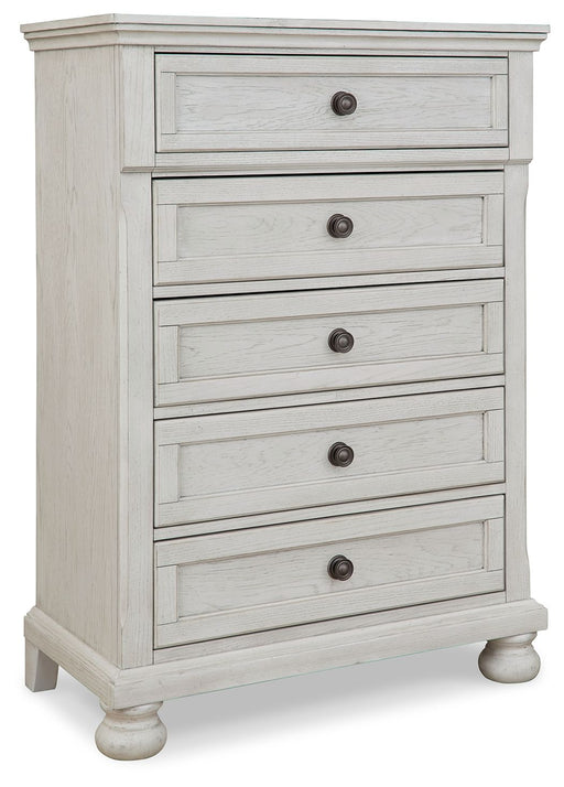 Robbinsdale - Antique White - Five Drawer Chest - Youth Capital Discount Furniture Home Furniture, Furniture Store