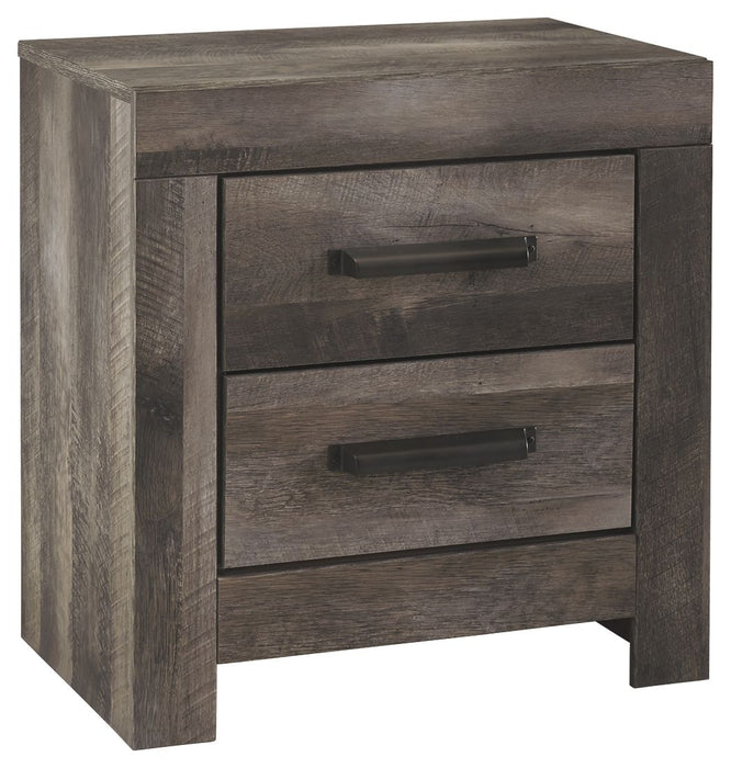 Wynnlow - Gray - Two Drawer Night Stand Capital Discount Furniture Home Furniture, Furniture Store