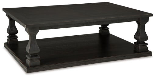Wellturn - Black - Rectangular Cocktail Table Capital Discount Furniture Home Furniture, Furniture Store