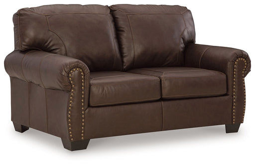 Colleton - Dark Brown - Loveseat Capital Discount Furniture Home Furniture, Furniture Store