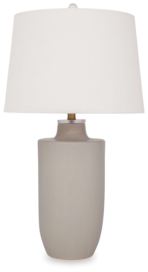 Cylener - Off White - Ceramic Table Lamp Capital Discount Furniture Home Furniture, Furniture Store