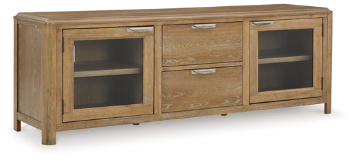 Rencott - Light Brown - Extra Large TV Stand Capital Discount Furniture Home Furniture, Furniture Store