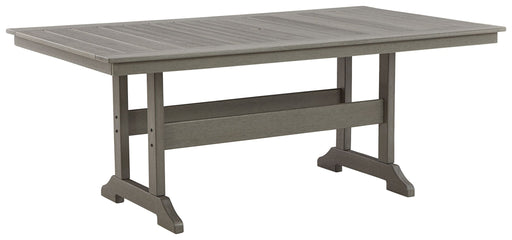 Visola - Gray - Rect Dining Table W/Umb Opt Capital Discount Furniture Home Furniture, Furniture Store