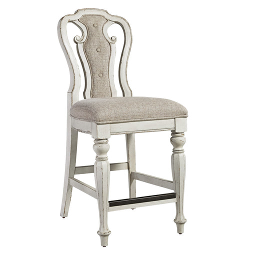 Magnolia Manor - Counter Height Chair - White Capital Discount Furniture Home Furniture, Furniture Store