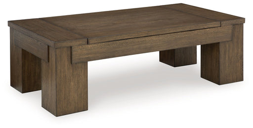 Rosswain - Warm Brown - Lift Top Cocktail Table Capital Discount Furniture Home Furniture, Furniture Store