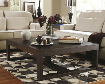 Watson - Dark Brown - Rectangular Cocktail Table Capital Discount Furniture Home Furniture, Furniture Store