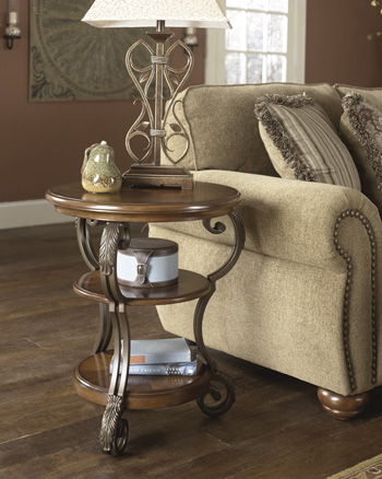 Nestor - Medium Brown - Chair Side End Table Capital Discount Furniture Home Furniture, Furniture Store