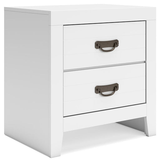 Binterglen - White - Two Drawer Night Stand Capital Discount Furniture Home Furniture, Furniture Store