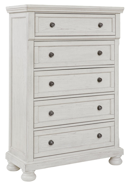 Robbinsdale - Antique White - Five Drawer Chest Capital Discount Furniture Home Furniture, Furniture Store