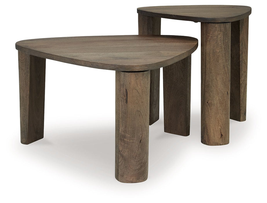 Reidport - Grayish Brown - Accent Cocktail Table Set (Set of 2) Capital Discount Furniture Home Furniture, Furniture Store