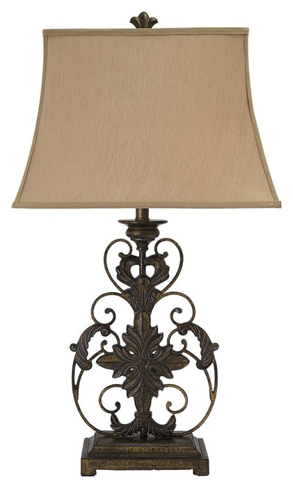 Sallee - Gold Finish - Poly Table Lamp Capital Discount Furniture Home Furniture, Furniture Store