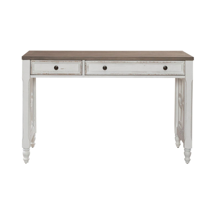 Magnolia Manor - L Writing Desk - Antique White