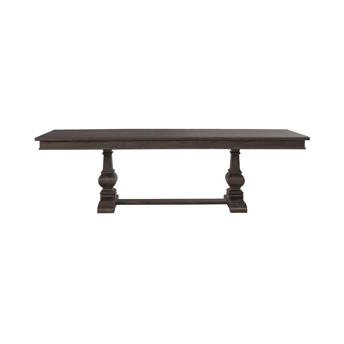 Paradise Valley - Trestle Table - Dark Brown