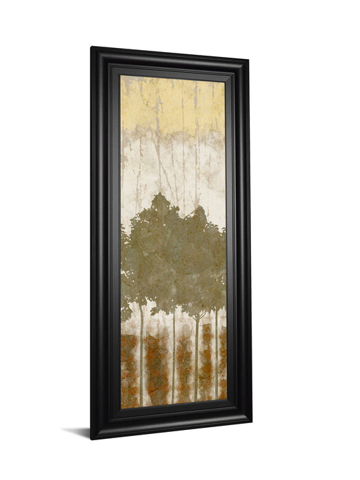 Nature's Quartet Il By Alonzo Saunders - Framed Print Wall Art - Light Brown