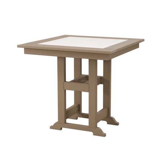 Cape 38" Dinning Table & Weathered