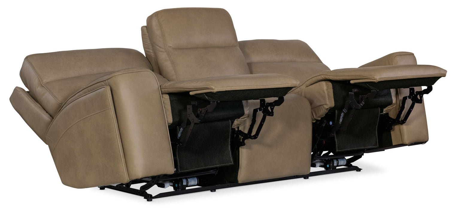 MS - Riverton Power Sofa With Power Headrest And Lumbar