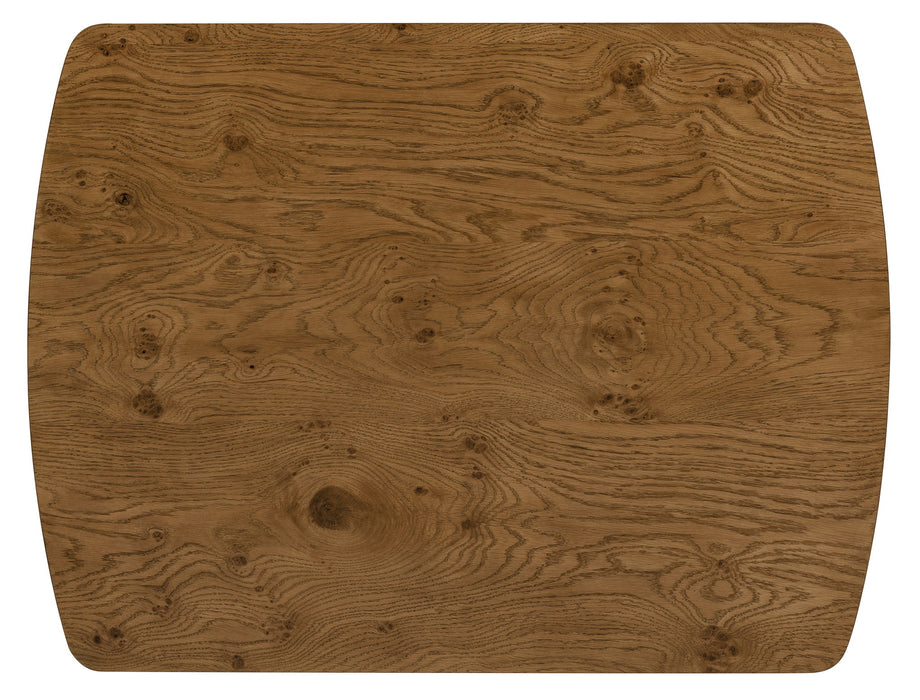 Melange - Romano End Table - Light Brown