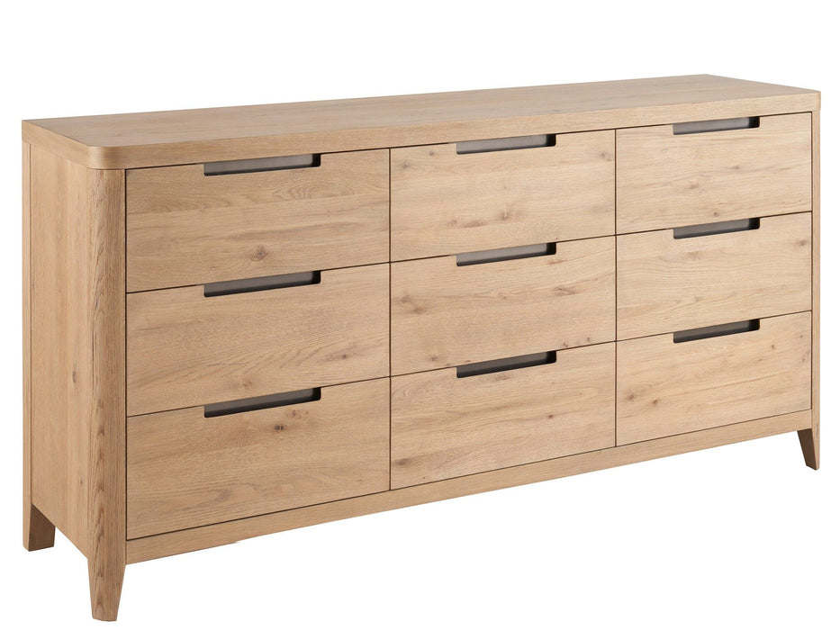 Modern - Walker Drawer Dresser - Light Brown