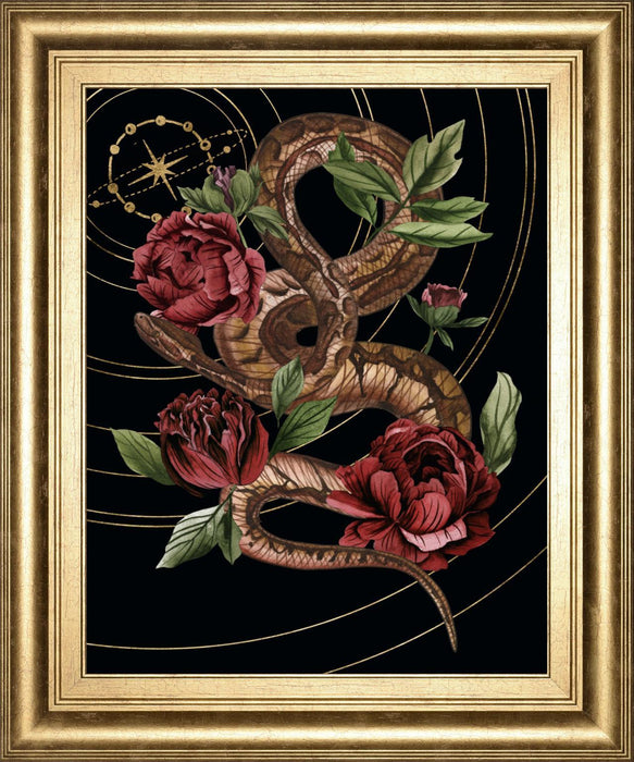 22x26 Burn and Shine II By Melissa Wang - Black