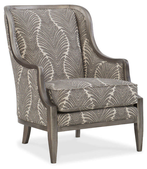 Merrick - Exposed Wood Chair - Dark Gray