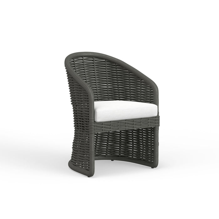 Cabo - Dining Chair - Dark Gray / White