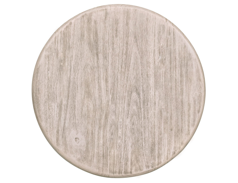 Sahara - End Table - Light Cream / Brown Caramel