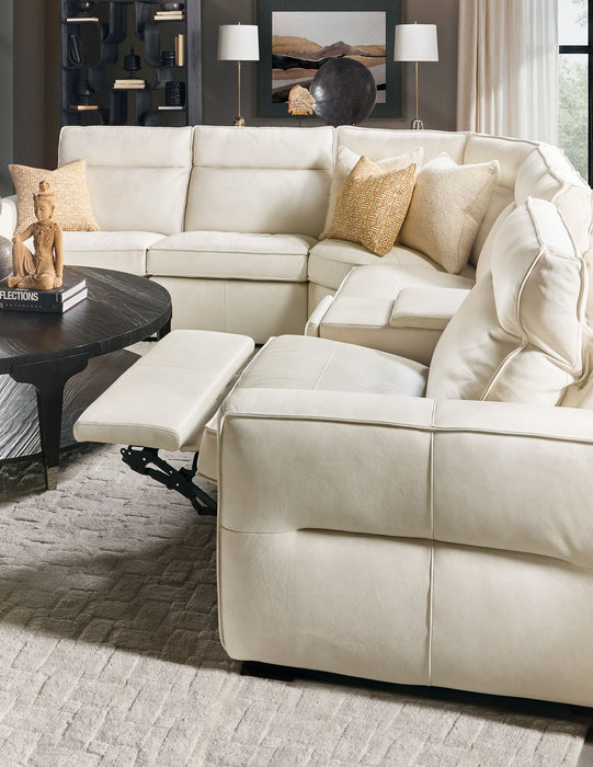 MS - Vann Six-Piece Power Sectional - White