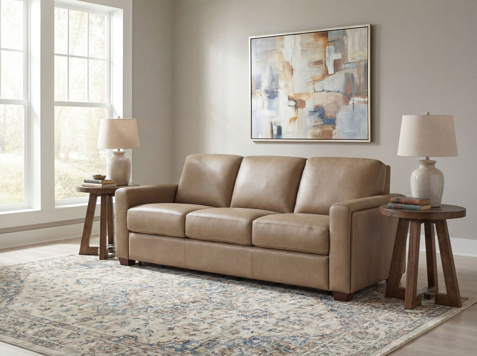 SS - Griffin Queen Sleeper Sofa - Light Brown