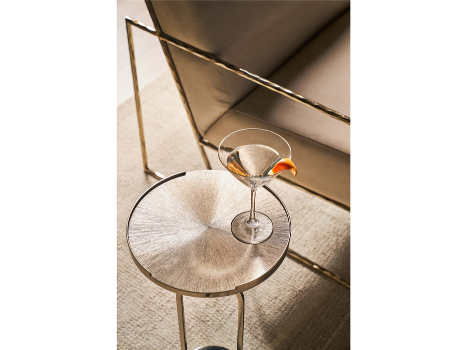 Modern - Fawn Martini Table - Pearl Silver