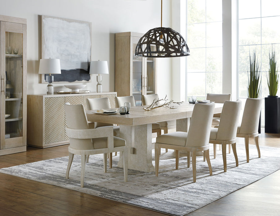Cascade - Rectangle Dining Table With 1-22" Leaf - Gray