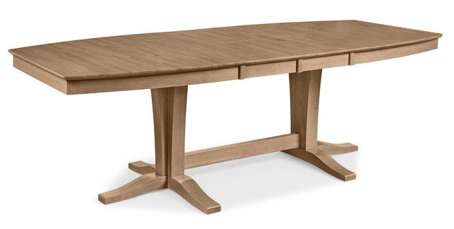 Cosmopolitan Collection - Extension Table Top and Double Pedestal Base