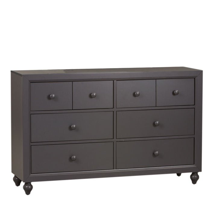 Cottage View - 6 Drawer Dresser - Dark Gray