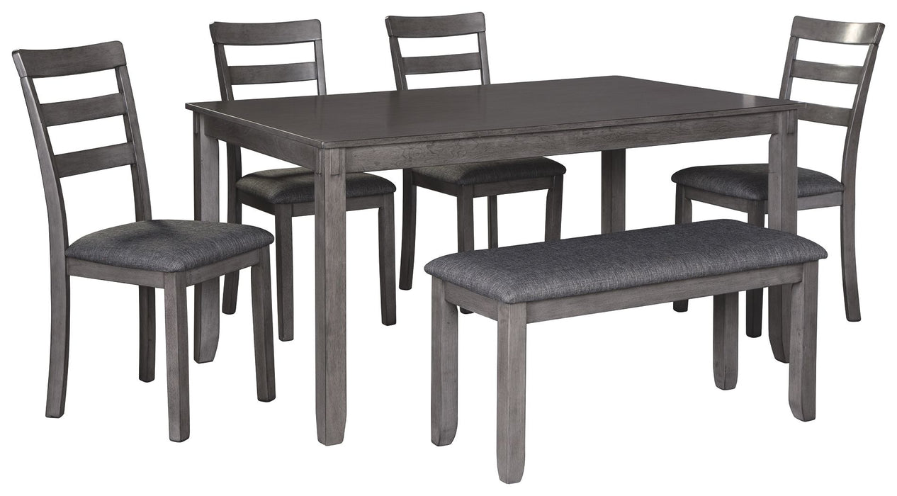 Bridson - RECT DRM Table Set (Set of 6) - Gray