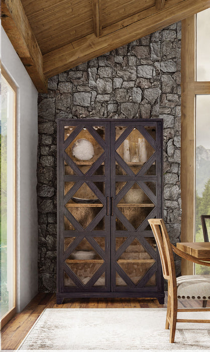 Big Sky - Display Cabinet - Black / Light Brown