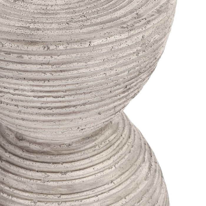 Corey - Outdoor Accent Table - Light Gray
