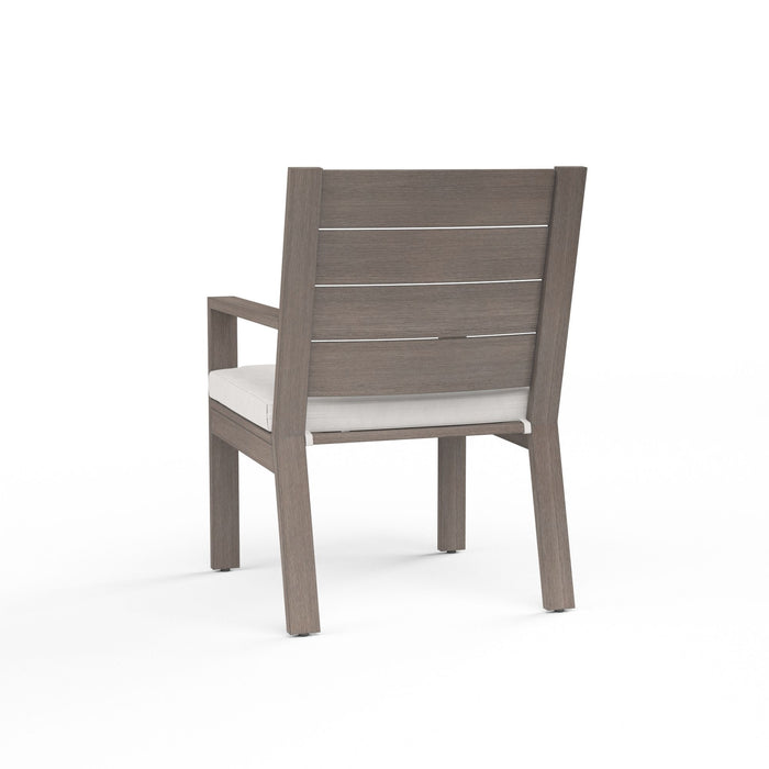 Laguna - Dining Chair, No Welt - Canvas Flax / Gray