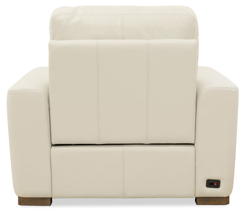 MS - Optimus Power Recliner with Power Headrest - Beige
