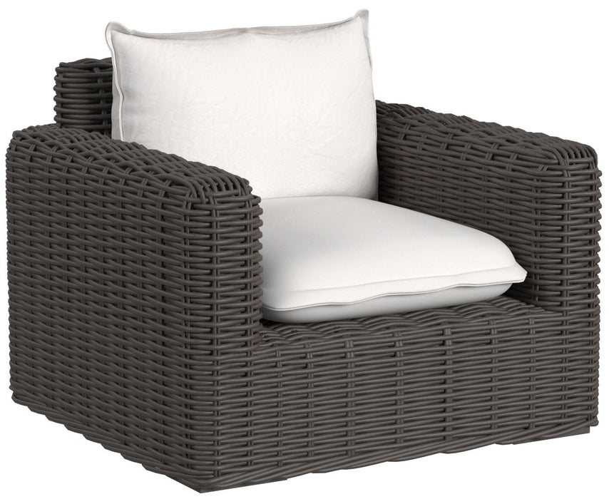 Cabo - Club Chair - Dark Gray / White