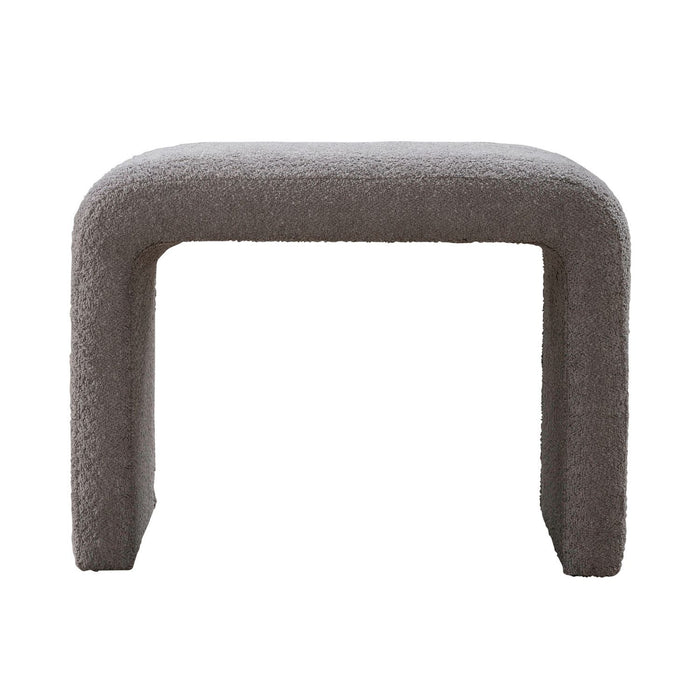 Cascade Falls - Upholstered Accent Stool - Gray