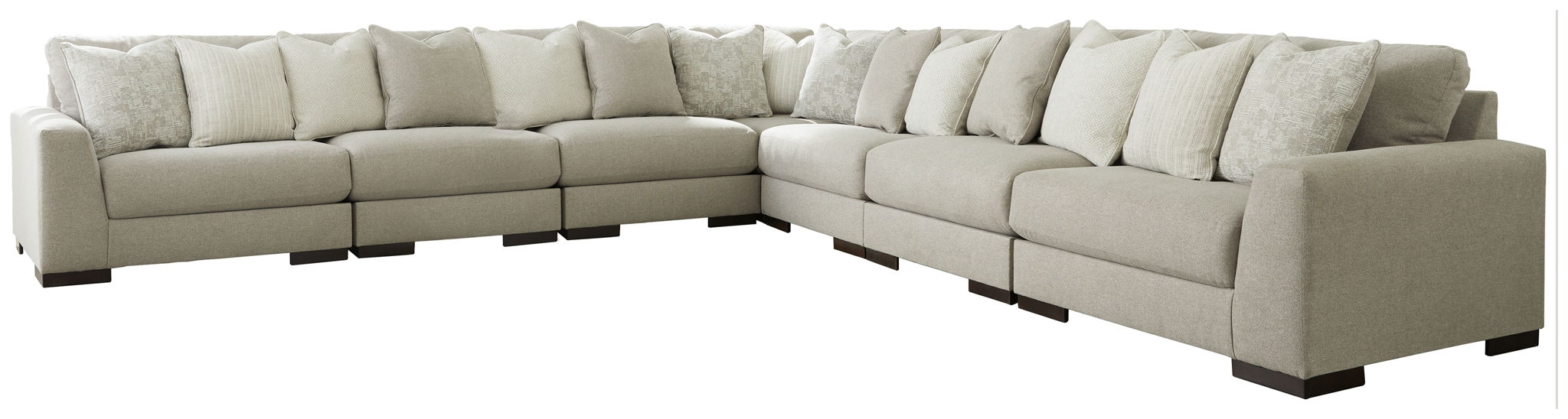 Lyndeboro - 7-Piece Sectional - Wicker