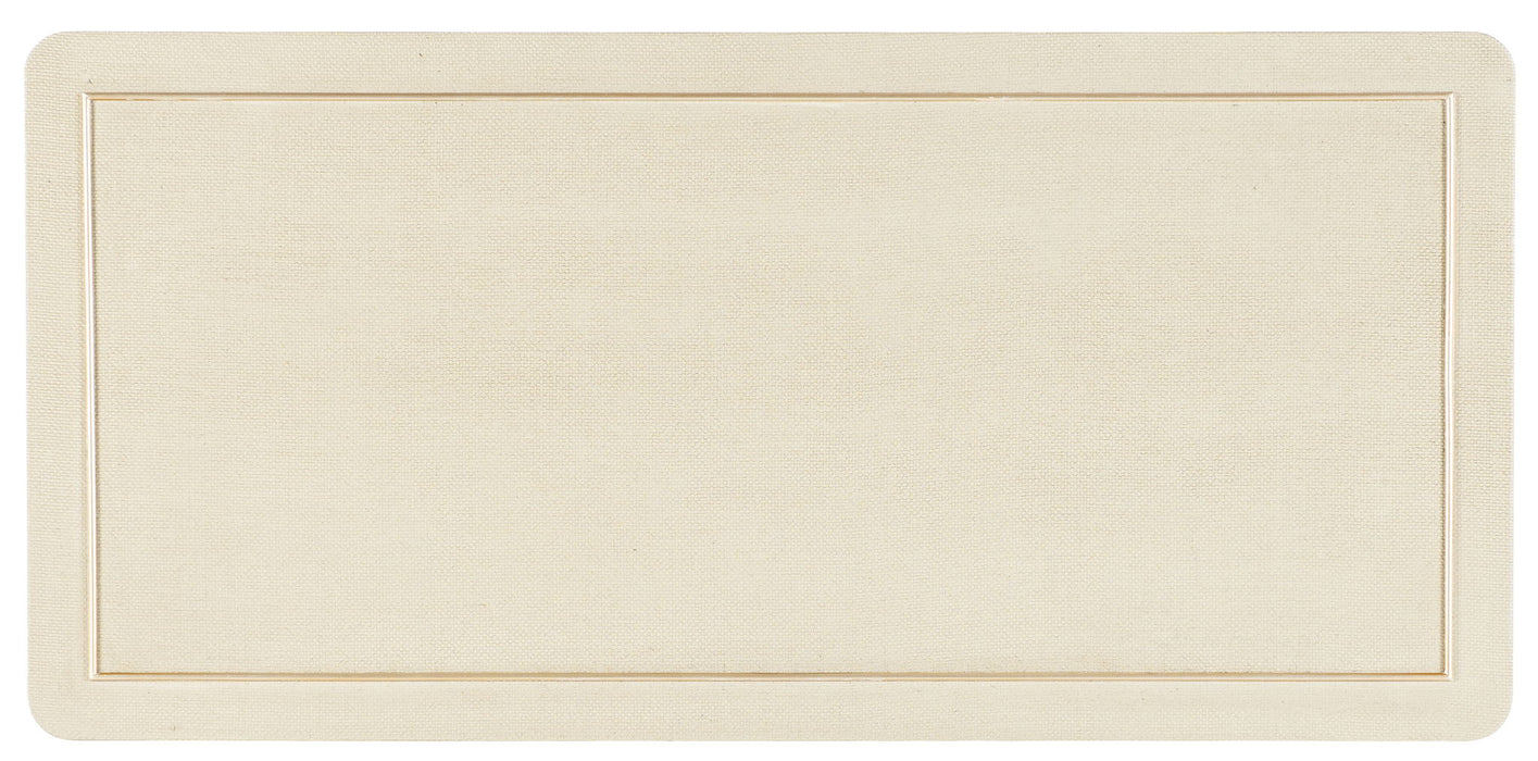 Archives - Raffia Three-Drawer Chest - Beige