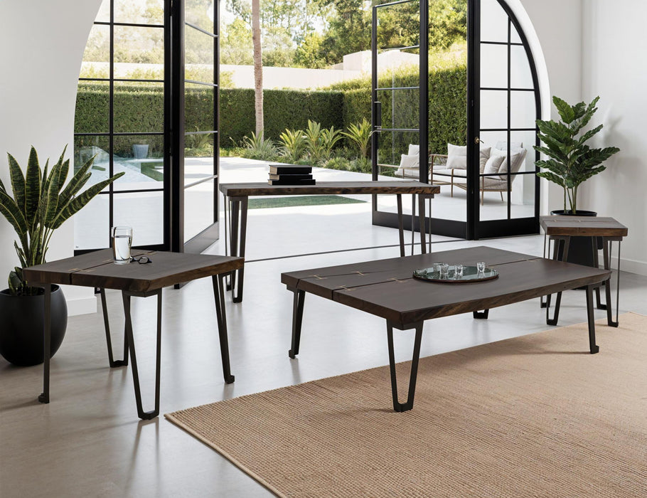 Walnut - Chairside Table - Walnut Brown