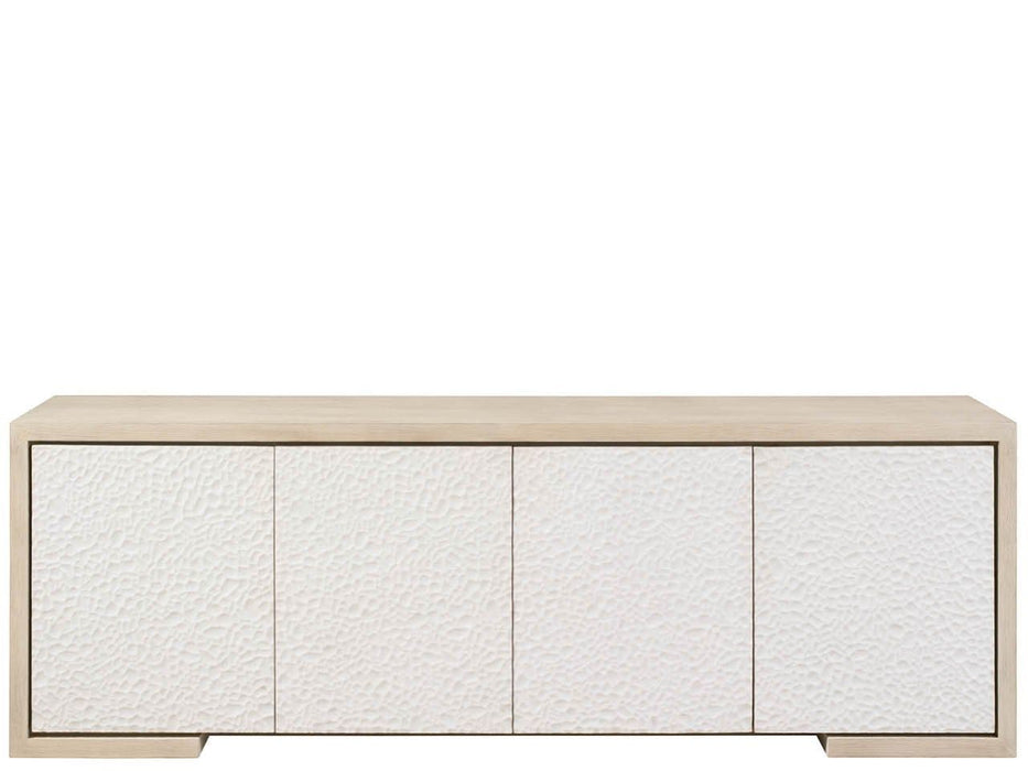 Modern - Aurora Credenza - White / Light Brown