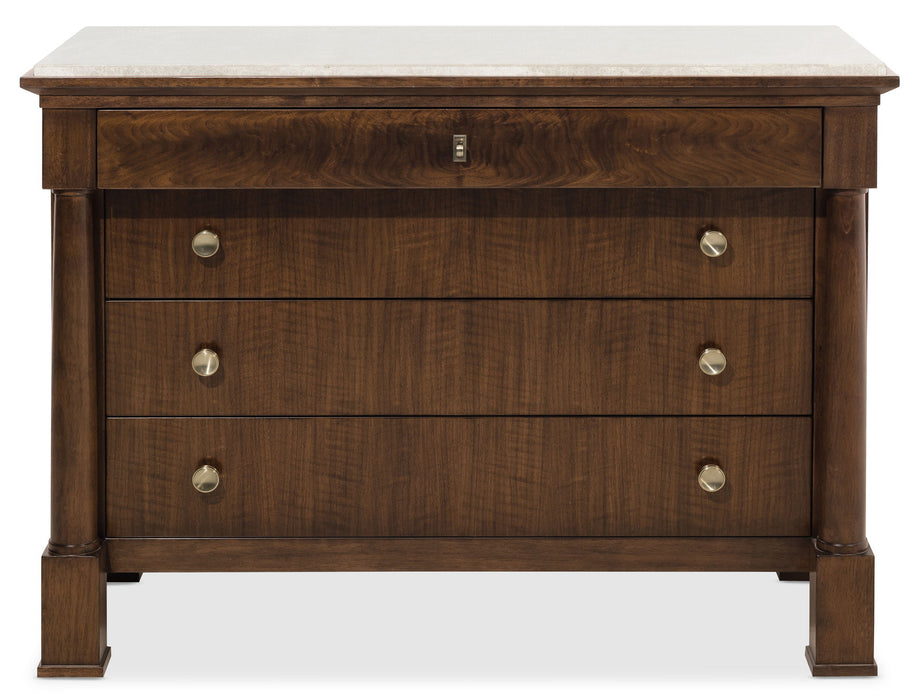 Archives - Four-Drawer Chest - Dark Brown
