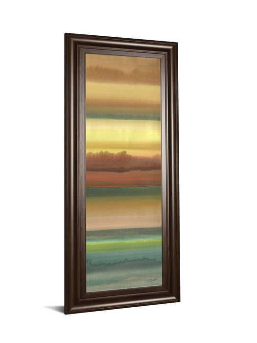 Ambient Sky Il By John Butler - Framed Print Wall Art - Light Brown