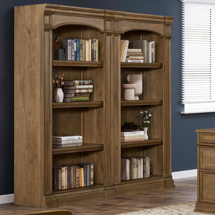 Reynolda - Bunching Bookcase - Camel Beige