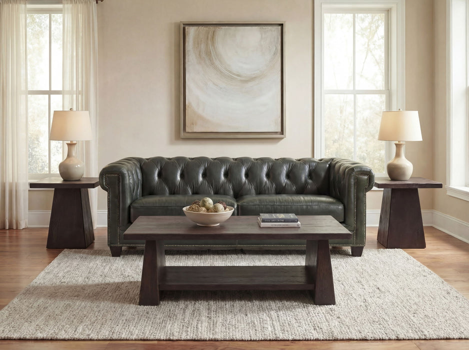 SS - Charleston Tufted Sofa - Dark Green