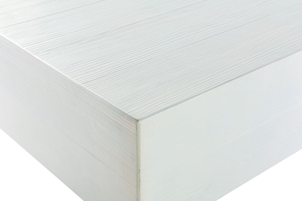 Bazaar - Grfc Faux Bois Coffee Table - Bone