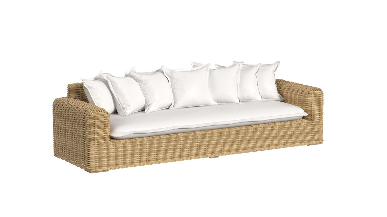Playa - Sofa - Light Brown / White