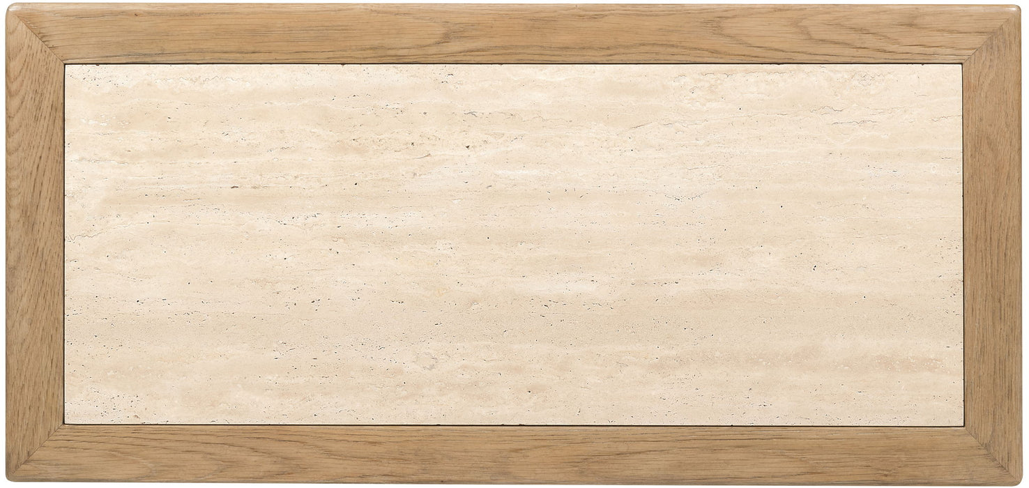 Driftwood - One-Drawer Nightstand With Stone